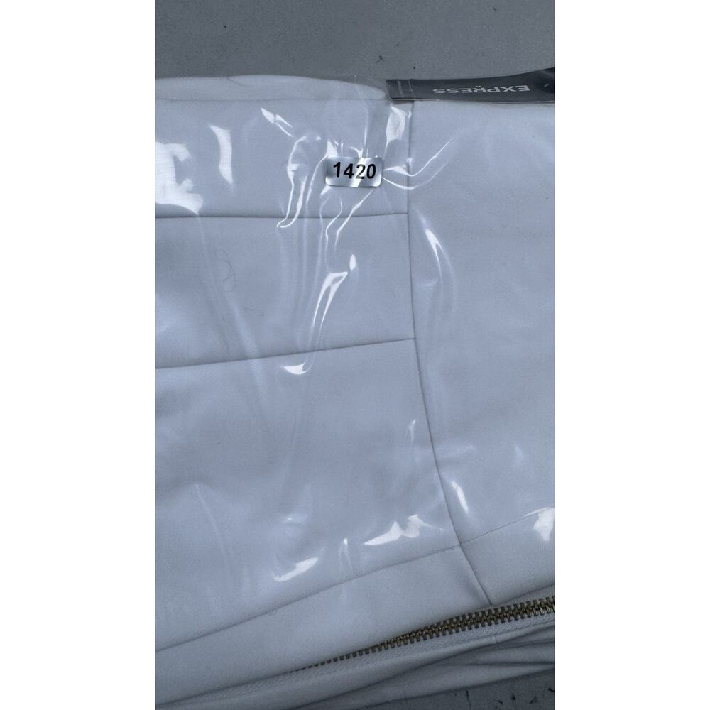 Express White High Rise Pencil Skirt NWT Women’s Size 0 Office Career - Picture 14 of 16